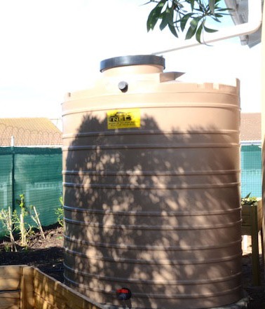 water tanks for storing rainwater